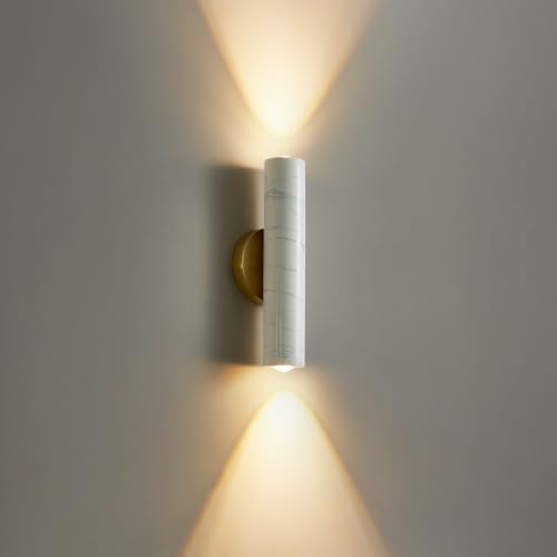 White Marble Wall Sconce