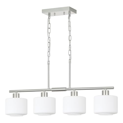 4 Light Brushed Nickel Kitchen Island Lighting