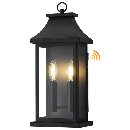 1 Pack 18" Large Outdoor Wall Lights Dusk to Dawn Outdoor Lighting