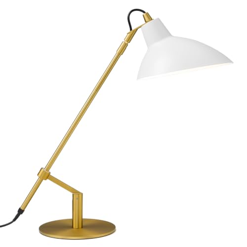 Desk Lamp Modern Industrial 100% Metal Adjustable Table Lamp 24"