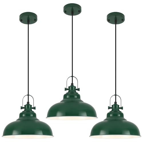 Green Dome Pendant Light