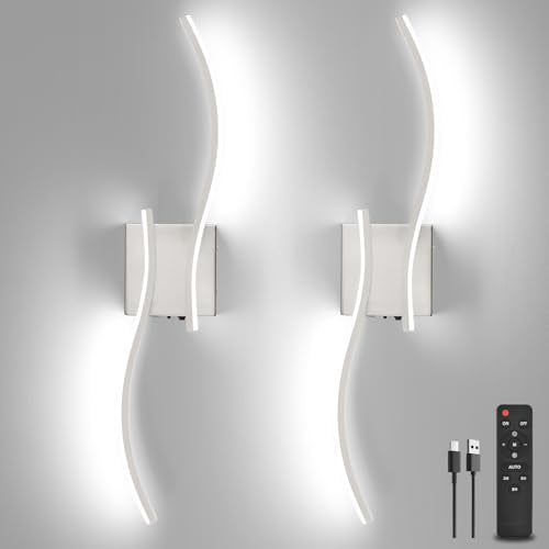 LED Battery Operated Wall Scones (2 Count)