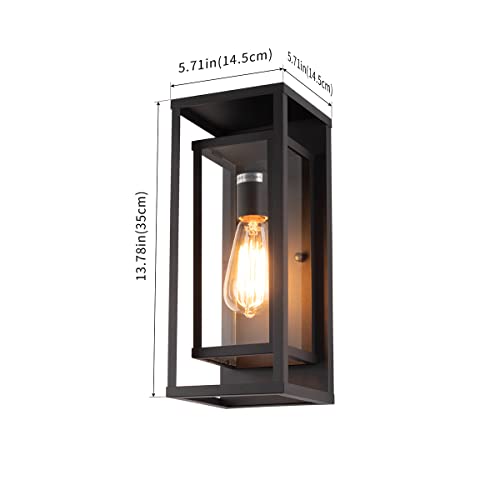 14" Modern Outdoor Porch Wall Light (4 Count)