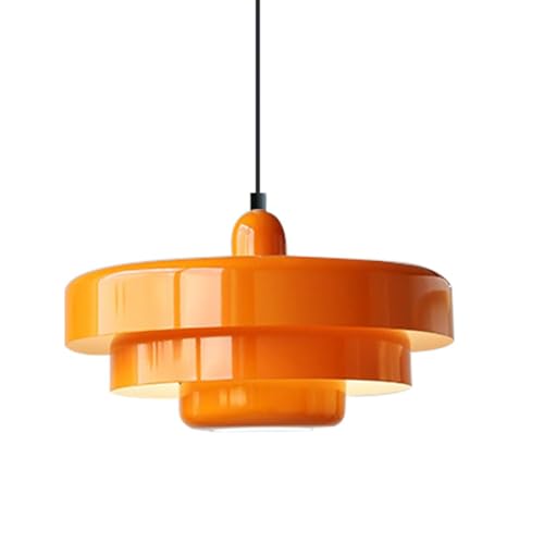 Orange Danish Modern Pendant Lamp