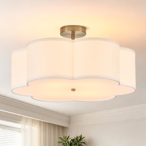 21.7" Large Modern Gold Semi