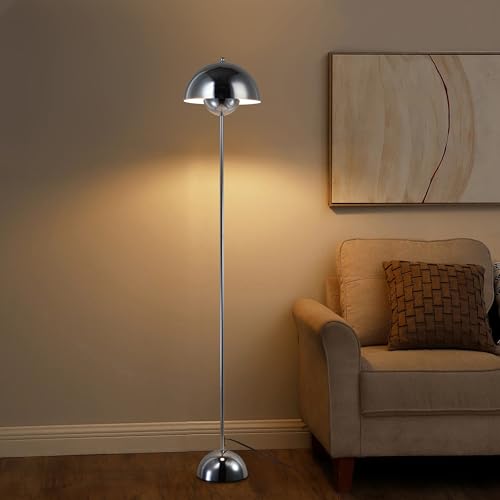 Mid Century Modern Metal Bud Floor Lamp for Home and Office