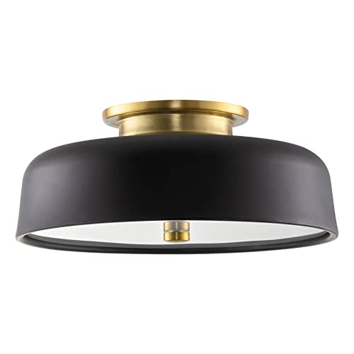 Gianna 12" Modern Semi Flush Mount Ceiling Light for Hallway