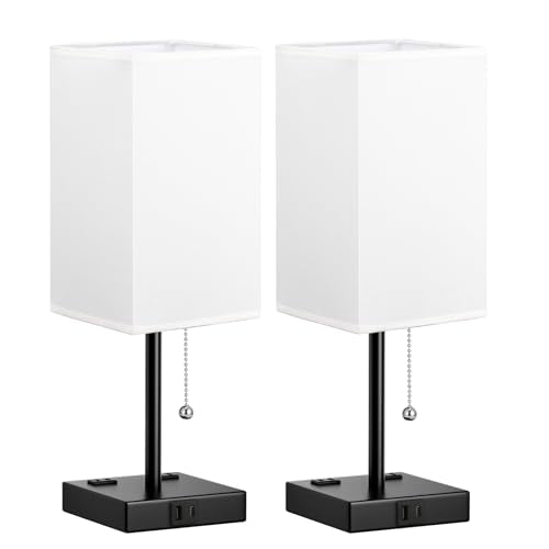 Bedside Lamp for Bedroom Set of 2 (2 Count)