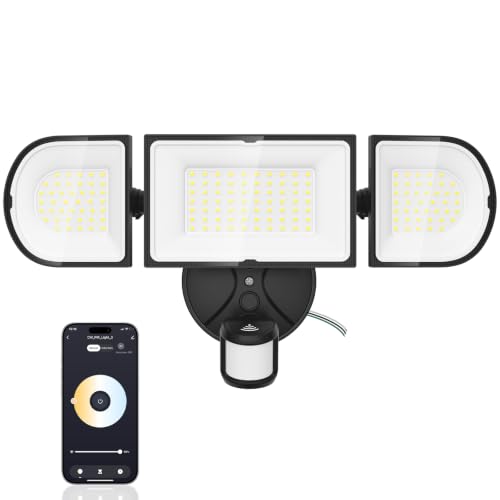 120W Smart Flood Light Outdoor (Black)