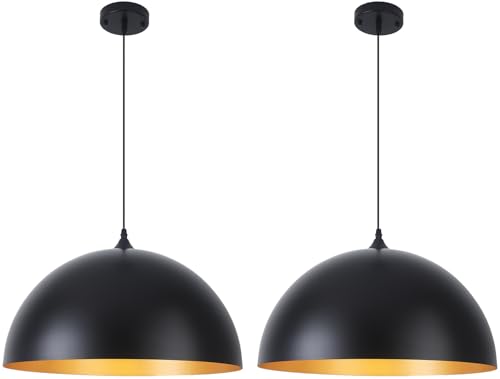 Black Pendant Lights Kitchen Island (2 Count)