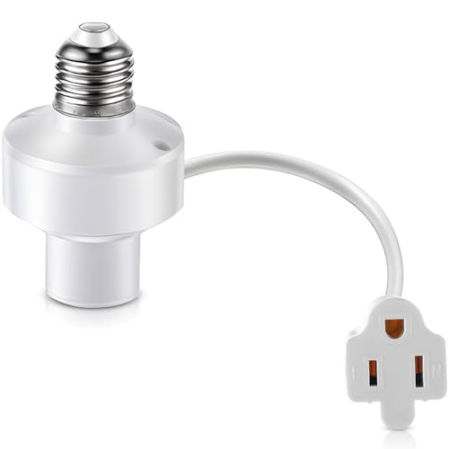 3 in 1 E26 Light Socket Outlet Adapter