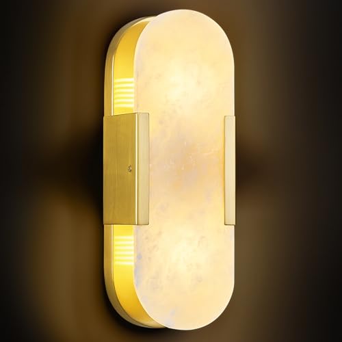 Natural Alabaster Wall Sconces