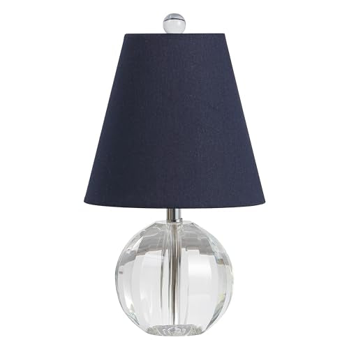 Goddard 16" Crystal Ball Orb Metal LED Table Lamp