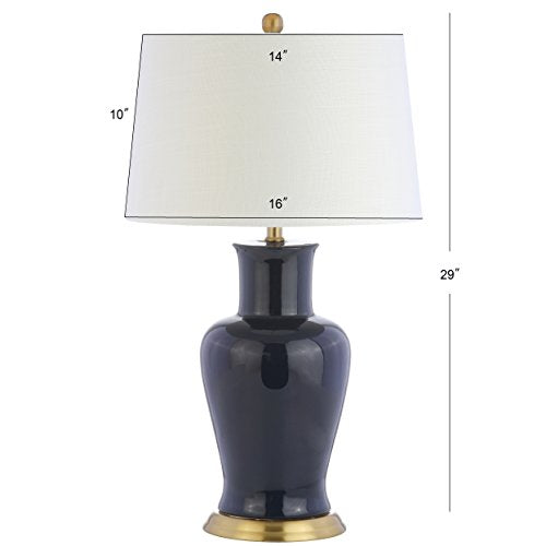 Julian Classic Ceramic Urn Metal LED Table Lamp 29"