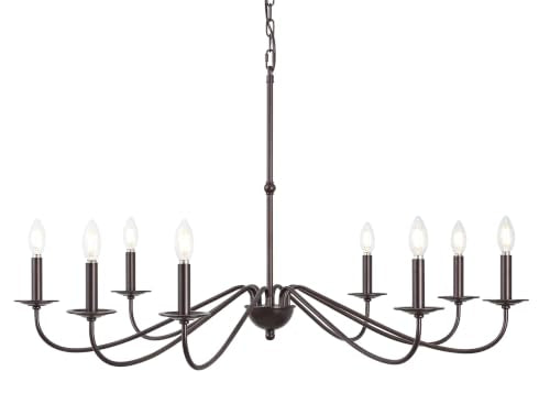 Wicklow 8 Light Farmhouse Chandelier 40"