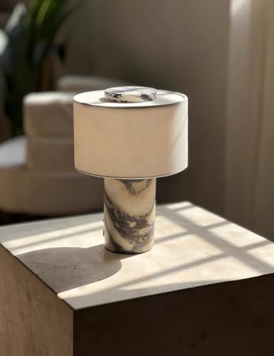 Marble Lamp 10 Inch Natural Stone Modern Luxury Decor Lamp