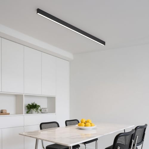 Black ceiling light LED