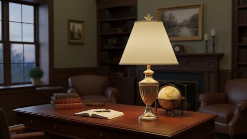32287A Transitional Hardback Empire Shaped Spider Construction Lamp Shade in Beige