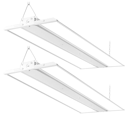 250W 4FT LED Linear High Bay Shop Light 33750LM 5000K 135LM (2 Count)