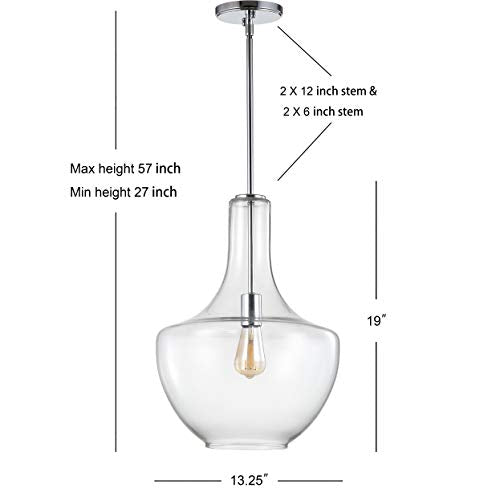 Watts Schoolhouse 13.25" Pendant Light