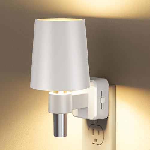 Night Light Dimmable Night Lights Plug into Wall Soft White 3000K