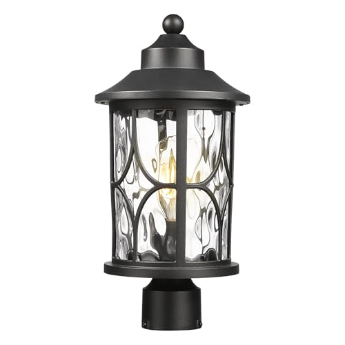 17 Inch Black Outdoor Post Lights