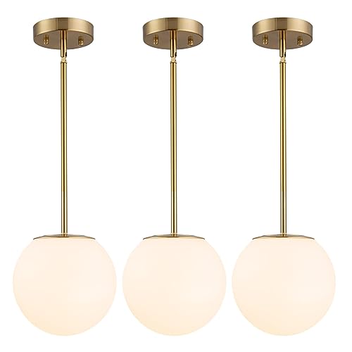 Modern Gold Globe Pendant Light