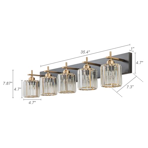 Modern Crystal Bathroom Vanity Lights
