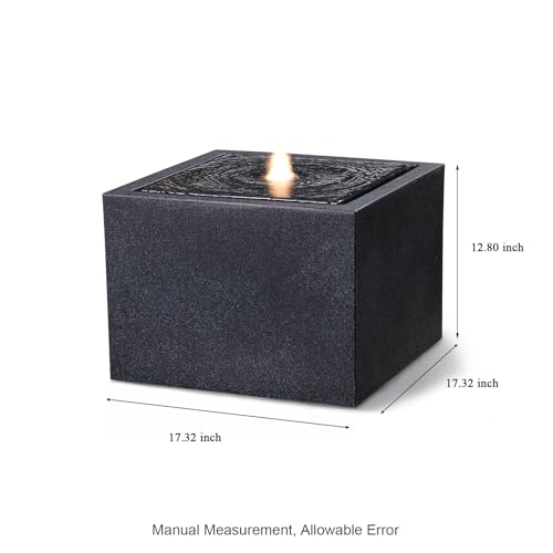 12.79” H Outdoor Water Fountain Made with Eco