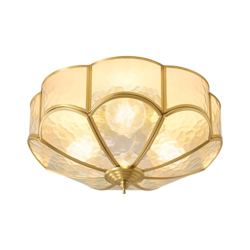Gold Brass Vintage Ceiling Light