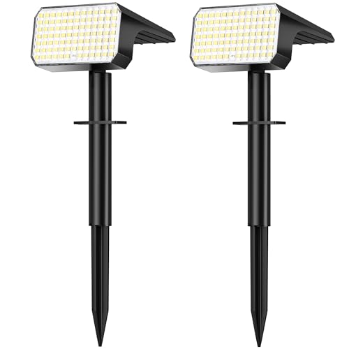 Solar Spot Lights Outdoor Waterproof IP65 (2 Count)