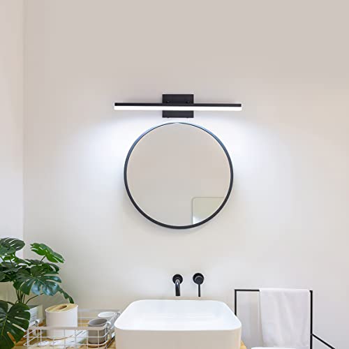 24in Modern LED Vanity Lights for Bathroom Black