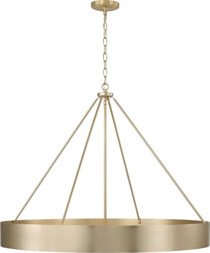 Capital Lighting 453061MA Weller Modern Metal Cylindrical Chandelier