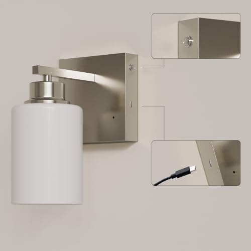 Wireless Battery Operated Wall Sconce Set of Two