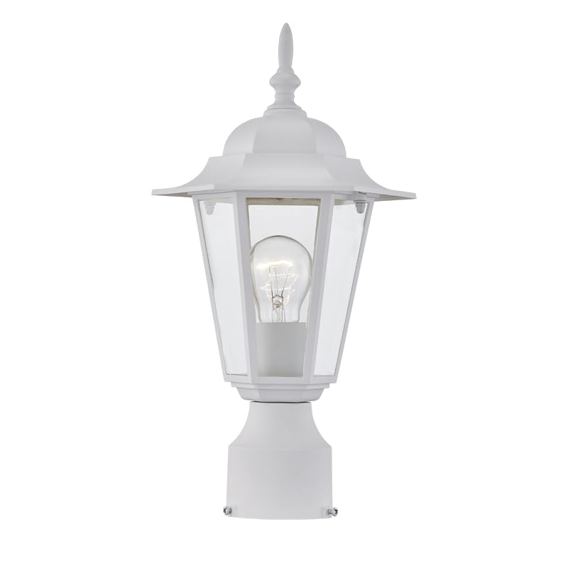 White Outdoor Post Light