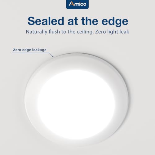 24 Pack 5 6 Inch LED Disk Lights (24 Count)