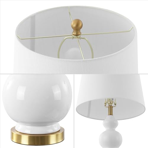 Bowen 27.5" Ceramic Triple Gourd Table Lamp