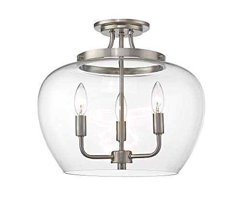 3 Light Semi Flush Mount 473SF