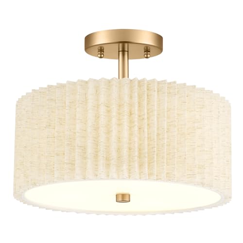 Gold Semi Flush Mount Ceiling Lights