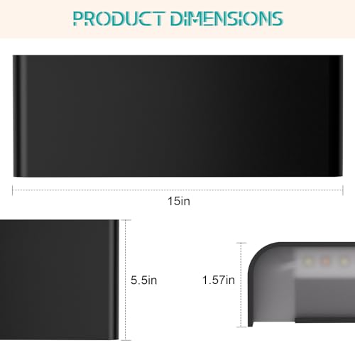Modern Indoor 5CCT LED Wall Sconce