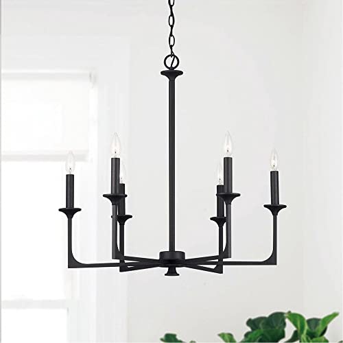 Capital Lighting 437361BI Clint Bold Metal Candle Chandelier