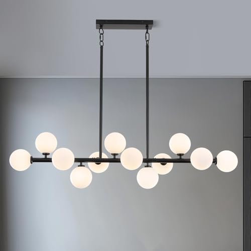 50 Inch Large Glass Globe Sputnik Chandelier