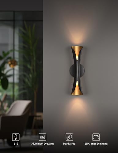 Wall Sconces Modern Dimmable Movie Theater Sconce Lights Hardwired