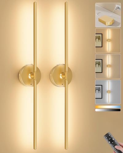 Battery Operated Wall Sconces Set of 2 (2 Count)