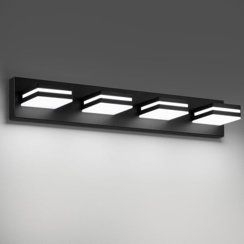 Modern LED Black Acrylic Bathroom Lights Fixtures 4