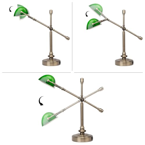 Green Bankers Desk Lamp