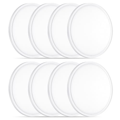LED Flush Mount Ceiling Light 12in Thin 3CCT White Wired