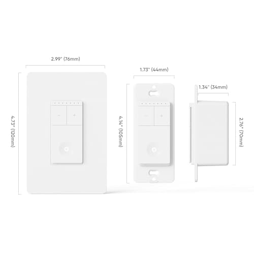 3 Way Smart Dimmer Switch 2 Pack (2 Count)