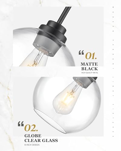 Black Pendant Lights Kitchen Island