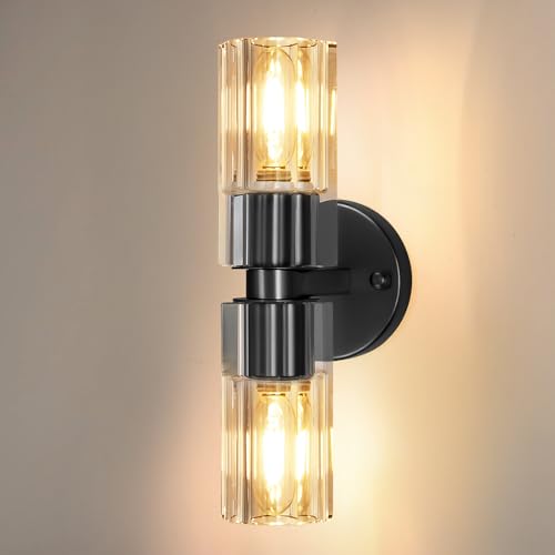 Black Wall Sconce Light Cordless 13 inch Wall Sconces